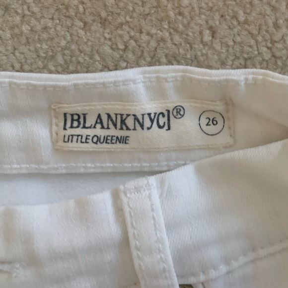 COPY - Blank NYC White Jean Shorts - Picture 4 of 5